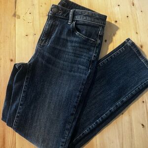Simply Vera Vera Wang Dark Blue Straight Leg Jeans